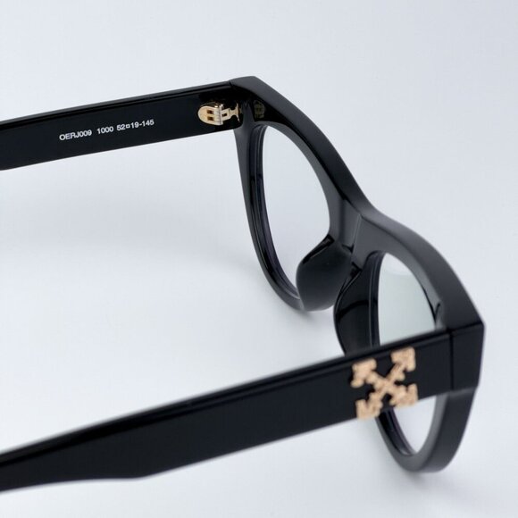 Off-White STYLE 4 AF 11000 BRAND NEW Eyeglasses Black Blue Block Unisex Cat Eye - Picture 9 of 10